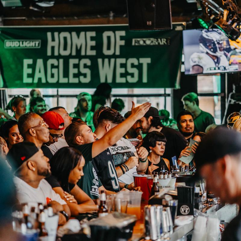 fans of the local club cheering