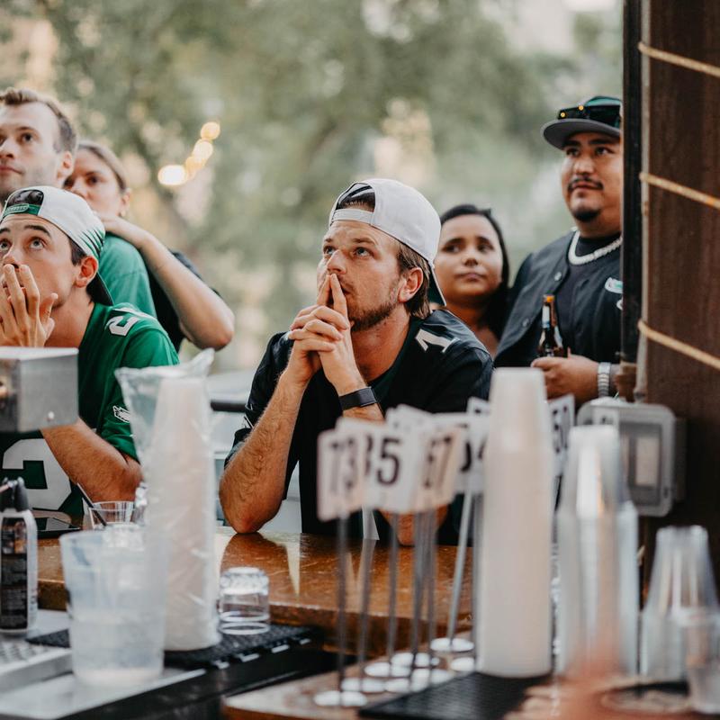 guest watching game
